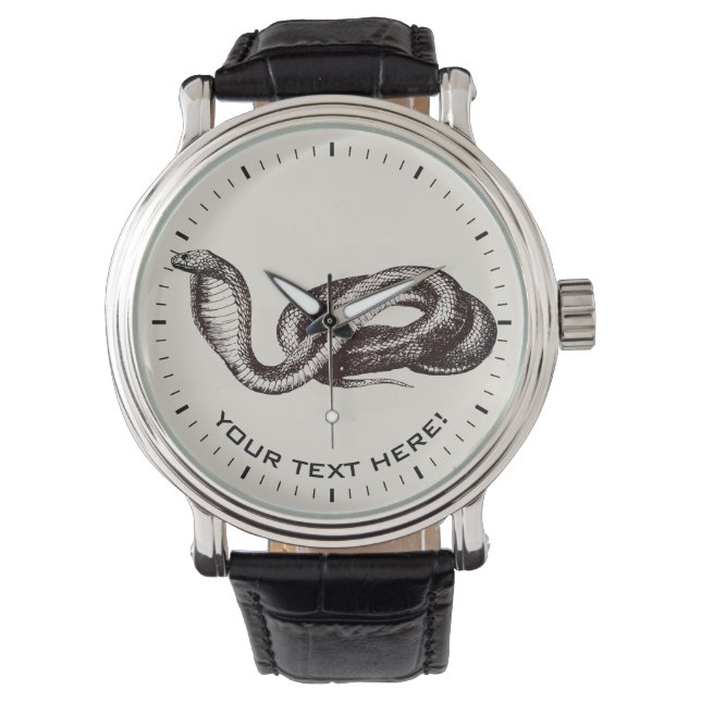 ヘビ 腕時計 (正面)