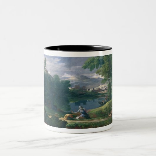 ヘビ、c.1648によって殺される人と美化して下さい ツートーンマグカップ (中央)