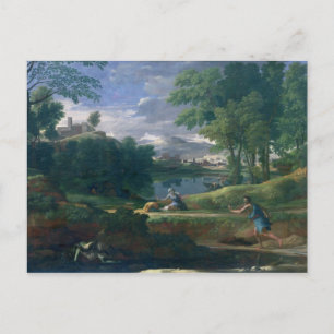 ヘビ、c.1648によって殺される人と美化して下さい ポストカード