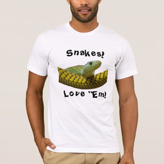 ヘビI愛" EmのTシャツ Tシャツ (正面)