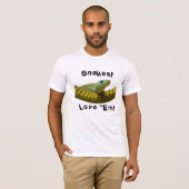 ヘビI愛" EmのTシャツ Tシャツ (正面フル)