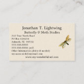 ヘピアルスhumuliメス – 幽霊ガまたは幽霊スウィフト 名刺 (裏面)