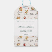 ヘフランスのン | 12クリスマス・ホリデー ギフトタグ (裏面)