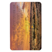 ヘブライもし語忘れ「私は汝だ、エルサレムよ」詩篇 マグネット (縦)