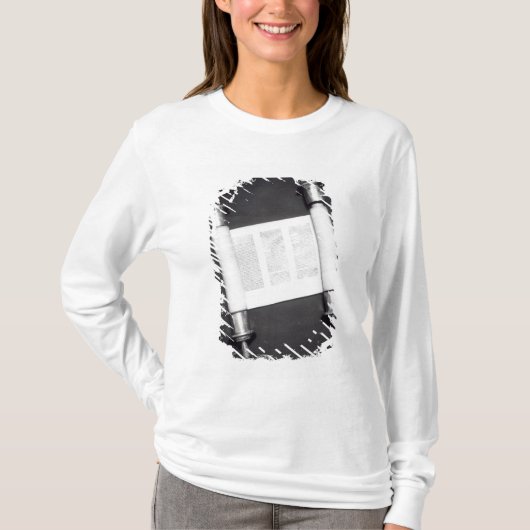 ヘブライスクロール Tシャツ (正面)