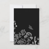 ヘブライスタイリッシュ語の名前フローラスケッチノートカード ノートカード (裏面)