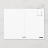 ヘブライチャグサメハッピーホリデーウォーターカラー ポストカード (裏面)