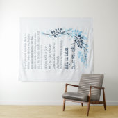 ヘブライモデアニユダヤ人モーニング感謝祈りの言葉 タペストリー (インサイチュ(横))