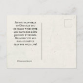 ヘブライ人への手紙11:6 信仰なしには不可能 ポストカード (裏面)