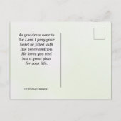 ヘブライ人への手紙11:6  神は彼を求める者を報われる, 聖書 ポストカード (裏面)