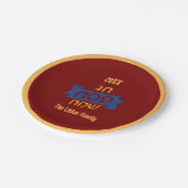 ヘブライ人パスソーバーファミリーシーダーディナー ペーパープレート (アングル)