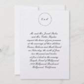 ヘブライ人ユダヤ人結婚式招待状アニルドディメタル 招待状 (正面)