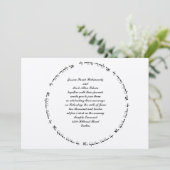 ヘブライ人ユダヤ人結婚式招待状-アニルドディ1 招待状 (スタンド正面)