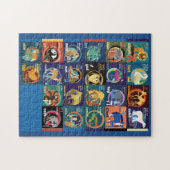 ヘブライ文字のパズル ジグソーパズル (横)