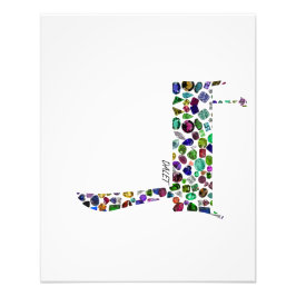 ヘブライ文字ダレット フォトプリント           