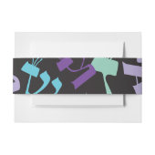 ヘブライ文字ツリーカスタマイズ可能なラップバンド 招待状ベリーバンド (正面例)