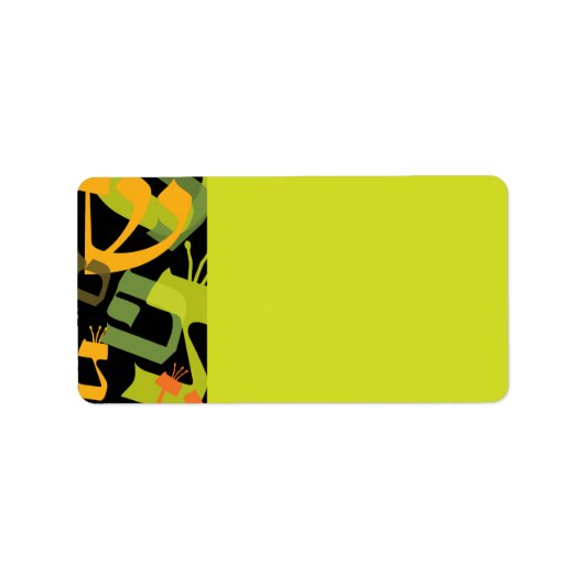 ヘブライ文字ツリープリント自分のラベル ラベル (正面)