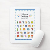 ヘブライ文字 マウスパッド (マウス)