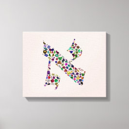 ヘブライ文字ALEF キャンバスプリント