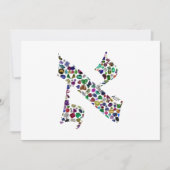 ヘブライ文字ALEF 招待状 (正面)