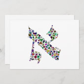 ヘブライ文字ALEF 招待状 (正面/裏面)