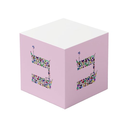 ヘブライ文字BET フォトキューブ (正面アングル)