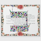 ヘブライ文字BET ラッピングペーパー (フラット)