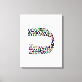 ヘブライ文字'CHAF' キャンバスプリント