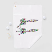 ヘブライ文字'CHET' ゴルフタオル (インサイチュ)