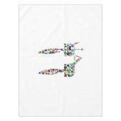 ヘブライ文字'CHET' テーブルクロス (正面)