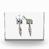 ヘブライ文字'CHET' フォトブロック (正面)