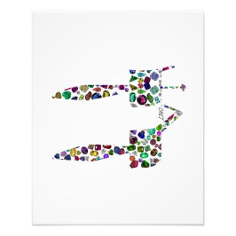 ヘブライ文字'CHET' フォトプリント           