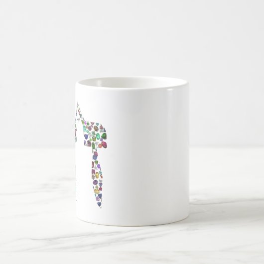 ヘブライ文字'CHET' モーフィングマグカップ (中央)