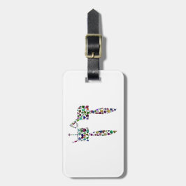 ヘブライ文字'CHET' ラゲッジタグ