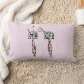 ヘブライ文字'CHET' ランバークッション (ブランケット)