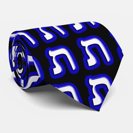 ヘブライ文字Tav ネクタイ (ロール)