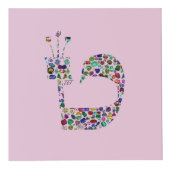 ヘブライ文字'TET' フォトキューブ (正面)