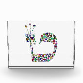 ヘブライ文字'TET' フォトブロック (正面)