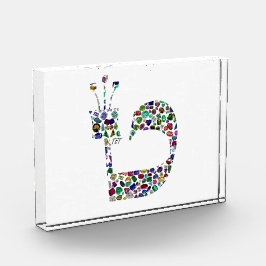 ヘブライ文字'TET' フォトブロック