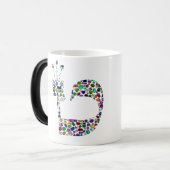 ヘブライ文字'TET' モーフィングマグカップ (正面左)