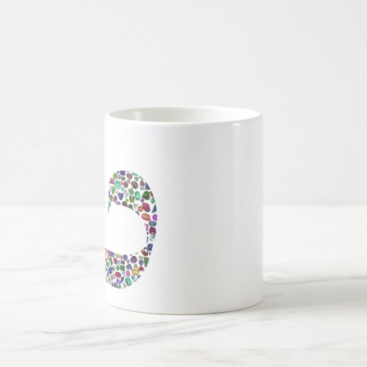 ヘブライ文字'TET' モーフィングマグカップ (中央)