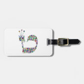 ヘブライ文字'TET' ラゲッジタグ (正面横)