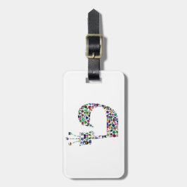 ヘブライ文字'TET' ラゲッジタグ