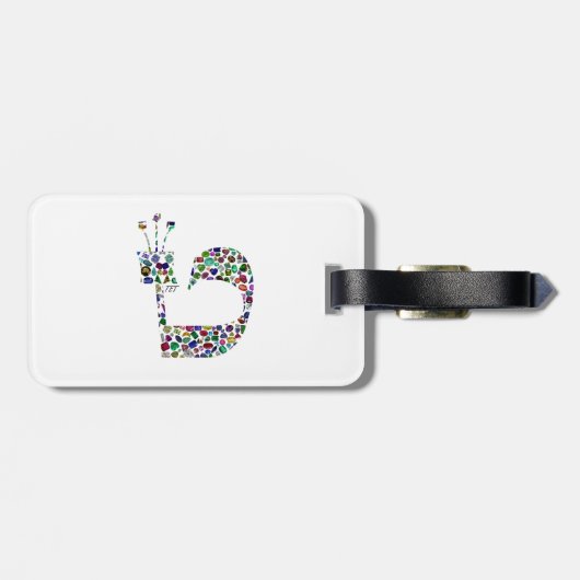 ヘブライ文字'TET' ラゲッジタグ (裏面横)