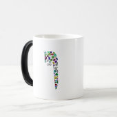 ヘブライ文字VAV モーフィングマグカップ (正面左)