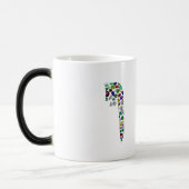 ヘブライ文字VAV モーフィングマグカップ (左)