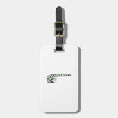 ヘブライ文字VAV ラゲッジタグ (正面縦)