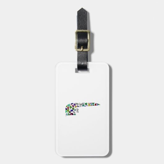 ヘブライ文字VAV ラゲッジタグ (正面縦)