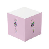 ヘブライ文字ZAIN フォトキューブ (裏面アングル)