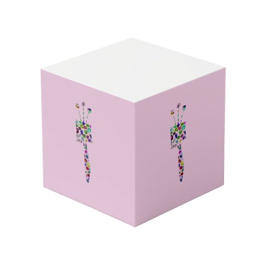 ヘブライ文字ZAIN フォトキューブ (正面アングル)